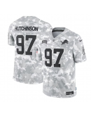 Men's Detroit Lions Aidan Hutchinson Nike Arctic Camo 2024 Salute to Service Limited Jersey Men's Detroit Lions Aidan Hutchinson Nike Arctic Camo 2024 Salute to Service Limited Jersey