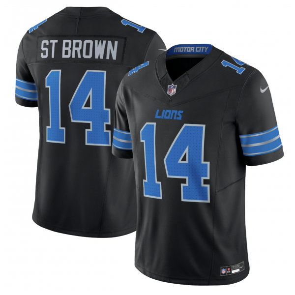 St. Brown Men’s Detroit Lions 2024 Limited Black Jersey – All Stitched St. Brown Men’s Detroit Lions 2024 Limited Black Jersey – All Stitched