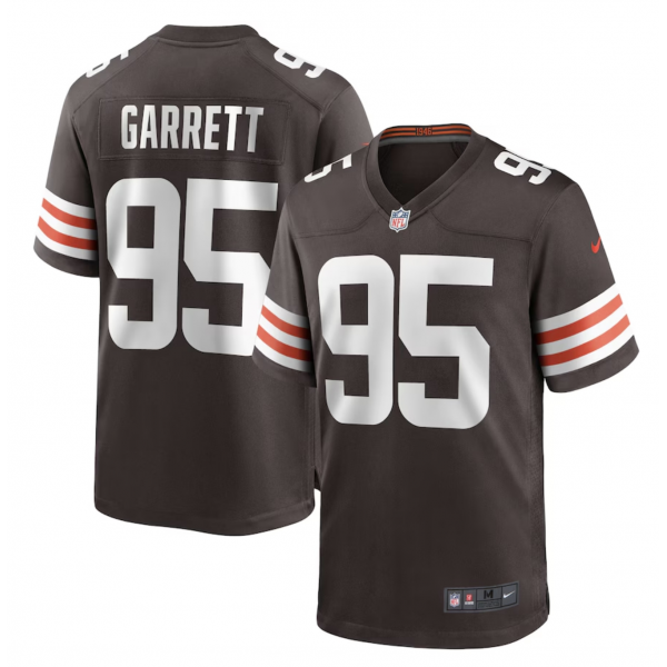 Men's Cleveland Browns Myles Garrett Nike Brown Player Game Jersey