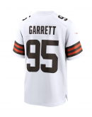 Men's Cleveland Browns Myles Garrett Nike White Away Game Jersey