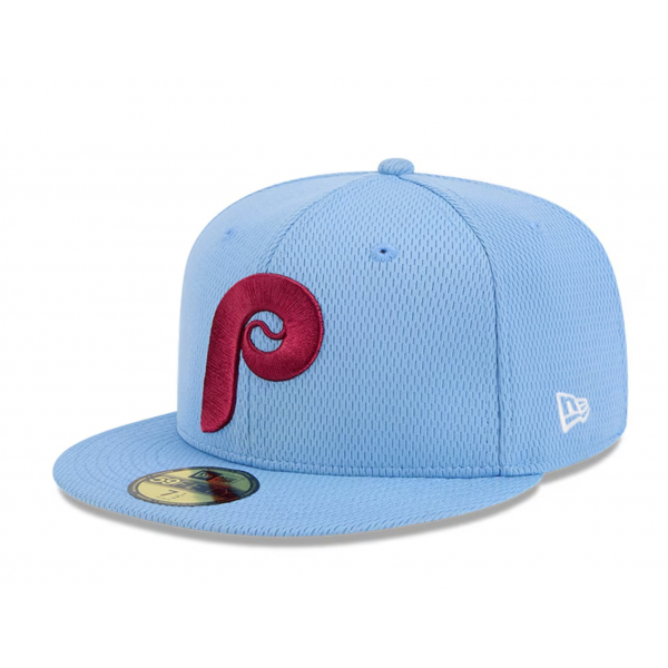 Men's Philadelphia Phillies New Era Light Blue 2025 MLB Clubhouse 59FIFTY Fitted Hat