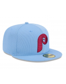 Men's Philadelphia Phillies New Era Light Blue 2025 MLB Clubhouse 59FIFTY Fitted Hat