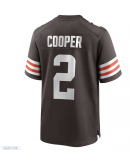 Men's Cleveland Browns Amari Cooper Nike Brown Player Game Jersey