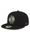 Men's Boston Celtics New Era Black Official Team Color 59FIFTY Fitted Hat