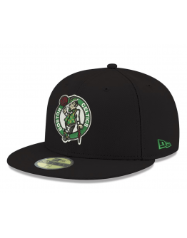 Men's Boston Celtics New Era Black Official Team Color 59FIFTY Fitted Hat