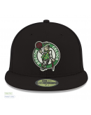 Men's Boston Celtics New Era Black Official Team Color 59FIFTY Fitted Hat