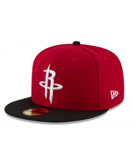 Men's Houston Rockets New Era Red/Black Official Team Color 2Tone 59FIFTY Fitted Hat
