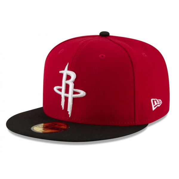 Men's Houston Rockets New Era Red/Black Official Team Color 2Tone 59FIFTY Fitted Hat