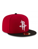 Men's Houston Rockets New Era Red/Black Official Team Color 2Tone 59FIFTY Fitted Hat