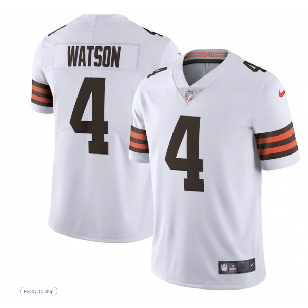 Men's Cleveland Browns Deshaun Watson Nike White 2020 Limited Jersey