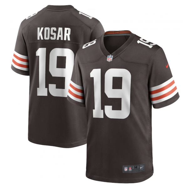Men's Cleveland Browns Bernie Kosar Nike Brown Game Retired Player Jersey